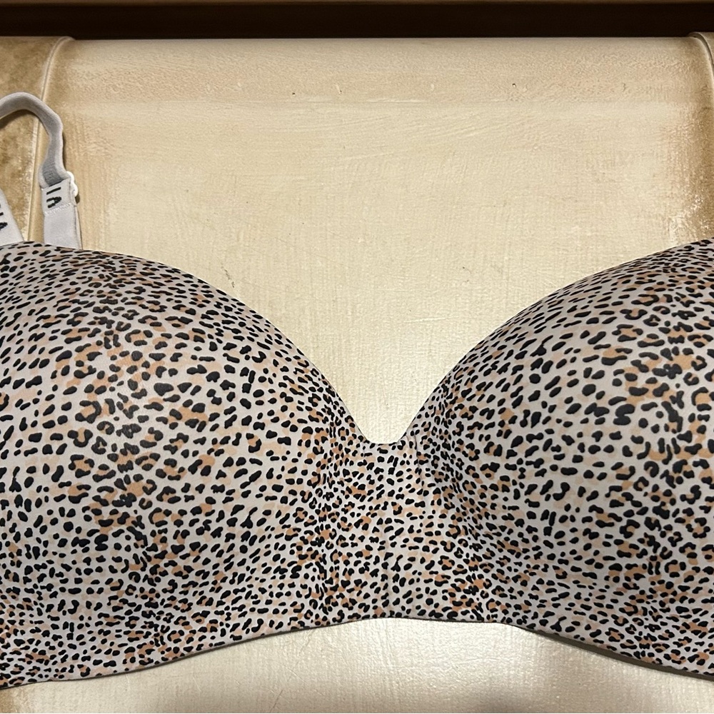 Victoria's Secret Brown and Black Leopard Print Bra